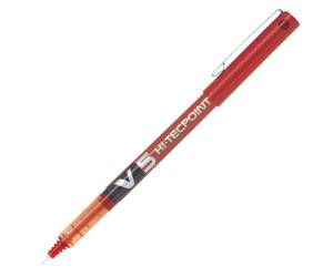 Roller Hi Tecpoint V5 - punta 0,5 mm - rosso - Pilot - 011692 - 4902505085697 - DMwebShop