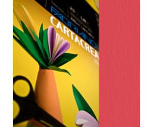 Cartoncino CartaCrea - 35 x 50 cm - 220 gr - rosso 109 - blister 10 fogli - Fabriano - 46435109 - 8001348127628 - DMwebShop
