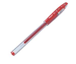 Penna Roller gel G 3 - punta 0,7 mm - rosso - Pilot - 001492 - 4902505252693 - DMwebShop