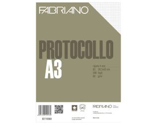 Foglio protocollo - A4 - 4 mm - 60 gr - conf. 200 pezzi - Fabriano - 19100746 - 8001348232100 - DMwebShop