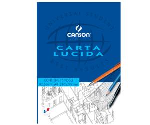 Blocco carta lucida - 210 x 297 mm - 10 fogli - 80 gr - uso manuale - conf. 25 pezzi - Canson - C200005825 - 3148950058256 - DMwebShop