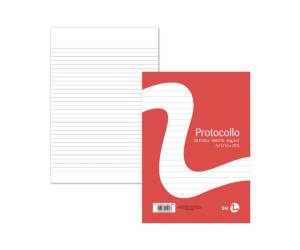 Foglio protocollo - A4 - 1 rigo - 60 gr - conf. 20 pezzi - BM - 0100258 - 8008234002588 - DMwebShop