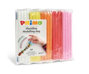 Panetto plastilina - 10 colori - 55 gr - Primo-morocolor - 269PP10 - 8006919002694 - DMwebShop