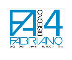 Album F4,33 x 48 cm 200 gr 20 fogli ruvido - 6655