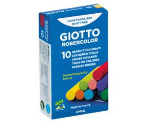 Gessetti tondi Robercolor lunghezza 80 mm con diametro 10 mm colorati - 7220