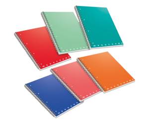 Maxiquaderno Monocromo A4 quadretto 5 mm 70 fogli 80 gr 4 fori microperforato - 6087