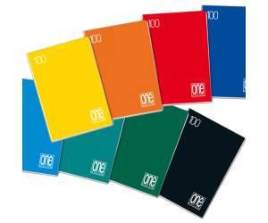 Maxiquaderno One Color A4 punto metallico 1 rigo 18,1 fogli 100 gr - 6032