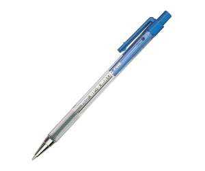 Penna a sfera a scatto BP S Matic punta fine 0,7 mm blu - 6914