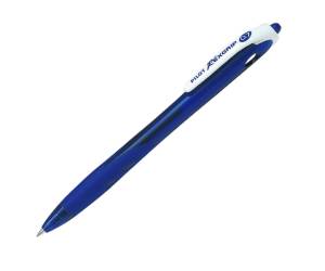 Penna a sfera a scatto Rexgrip Begreen punta 0,7 mm blu - 6903