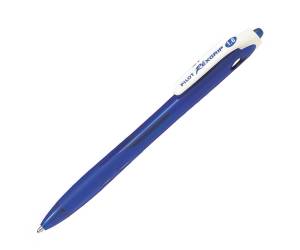 Penna a sfera a scatto Rexgrip Begreen punta 1,6 mm blu - 6912