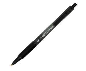 Penne a sfera a scatto Soft Feel punta 1 mm nero - 2123