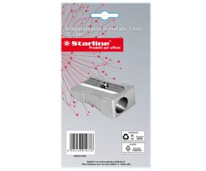 Temperamatite senza contenitore - 1 foro - in metallo - Starline - STL2304. - 8025133019776 - DMwebShop