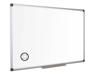 Lavagna magnetica Maya a quadretti - 90 x 120 cm - bianco - Bi-office - CR0803170 - 5603750548034 - DMwebShop
