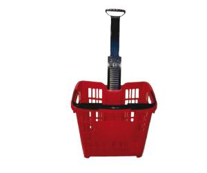 Cesto trolley - 30 lt - antiurto - rosso - Printex - cpt/120002r - 8034049917564 - DMwebShop
