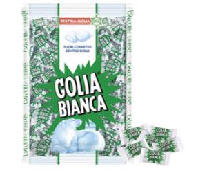 Caramelle Bianca - busta da 1kg - 400 pezzi circa - Golia - 06721600 - 8003440021743 - DMwebShop