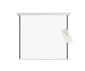 Schermo elettrico di proiezione 180 x 180 cm bianco - 19866