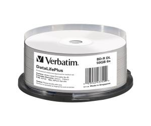 Scatola 25 Blu Ray BD-R - stampabile - 50 Gb - Verbatim - 43749 - 23942437499 - DMwebShop
