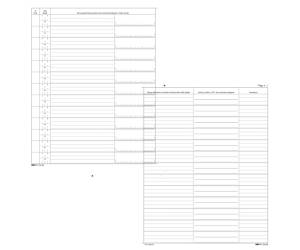 Registro cronologico 31x24,5,14 pagine - 5488