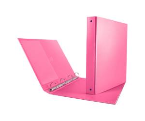 Raccoglitore Nettuno 22 x 30 cm 4 anelli a R 30 mm dorso 3,5 cm rosa - 7197