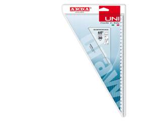 Squadra Uni 60 gradi 30 cm - 7268