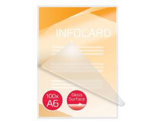 Pouches per plastificazione A6,111x154 mm 2x75 micron scatola 100 pezzi - 21659