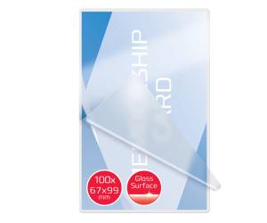 Pouches per plastificazione badge 67x99 mm 2x125 micron - 21661