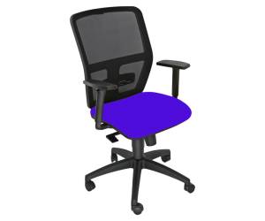 Seduta operativa ergonomica Kemper A braccioli regolabili blu - 21363