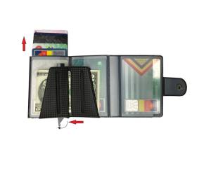 Portacard Wally Carbon - 6 x 9,5 cm - grigio - Alplast - 1030SC/2 - 8015915103038 - DMwebShop