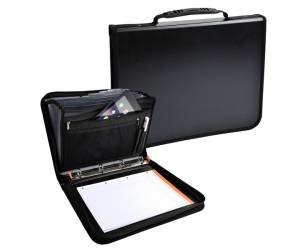 Conferenziere con meccaniscmo Exafolder PP 4 anelli 30 mm nero - 6730