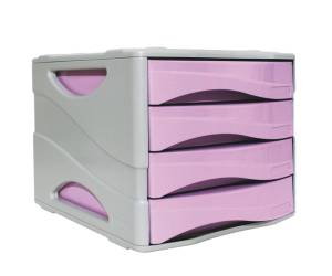 Cassettiera Keep Colour Pastel 25 x 32 cm cassetti 5 cm grigio-lilla - 15P4PPASVI - 8003438022974 - DMwebShop