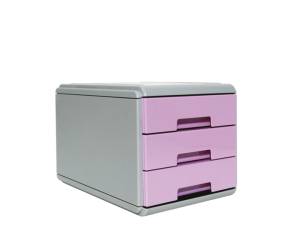 Mini Cassettiera Keep Colour Pastel - 17 x 25,4 x 17,7 cm - grigio-lilla - Arda - 19P3PPASVI - 8003438022882 - DMwebShop