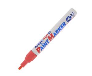 Marcatore perrmanente A 400 - a vernice - punta tonda - 2,3 mm - rosso - Artline - A400R - 4974052820021 - DMwebShop