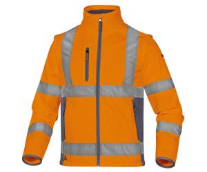 Giacca Softshell Moonlight 2 alta visibilita' - poliestere - taglia L - arancio fluo - Deltaplus - MOON2OGGT - 3295249222178 - DMwebShop