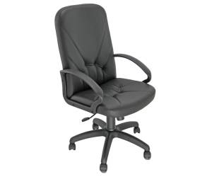 Poltrona direzionale Dante diametro con bracciol fissi nero - DND/KN - 8050043746573 - DMwebShop