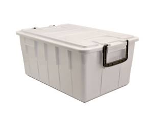 Contenitore Foodbox con coperchio - 58 x 38 x 26 cm - 40 lt - PPL riciclabile - bianco - Mobil Plastic - 143/40-BIM - 8004331143407 - DMwebShop