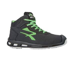 Calzatura di sicurezza Hard S3 SRC pelle idrorepellente numero 42 grigio scuro verde - 21881