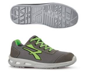 Calzatura di sicurezza Summer S1P SRC Red Lion pelle scamosciata morbida numero 42 grigio verde - 22002