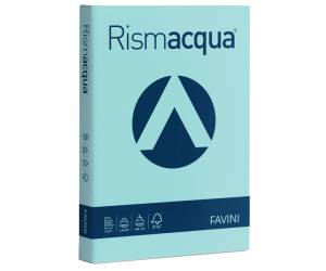 Carta Rismacqua A4,90 gr celeste 08 confezione 300 fogli - 21678