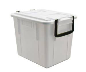 Contenitore Foodbox con coperchio 38x28x30 cm 20 lt PPL riciclabile bianco - 21755