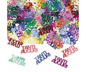 Coriandoli in plastica Tanti Auguri 15 gr - 22090