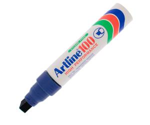 Marcatore permanente A 100 punta scalpello jumbo 7,50,12,00 mm blu - 22324