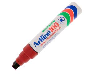 Marcatore permanente A 100 punta scalpello jumbo 7,50,12,00 mm rosso - 22334