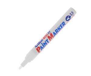 Marcatore permanente A 400 a vernice punta tonda 2,3 mm bianco - 22314