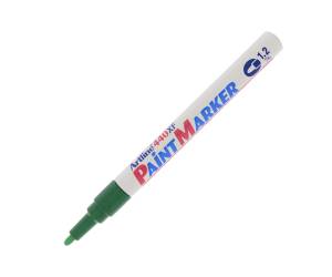 Marcatore permanente A 440 a vernice punta tonda fine 1,2 mm verde - 22306