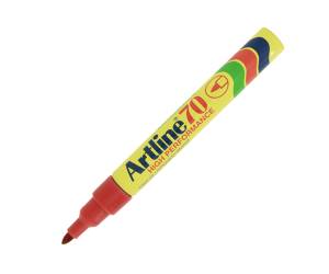 Marcatore permanente A 70 punta tonda 1,50 mm rosso - 22327