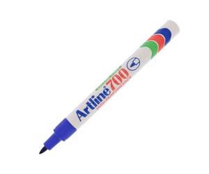 Marcatore permanente A 700 punta tonda 0,7 mm blu - 22325