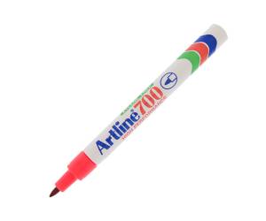 Marcatore permanente A 700 punta tonda 0,7 mm rosso - 22321