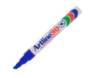 Marcatore permanente A 90 punta scalpello 2,5 mm blu - 22340