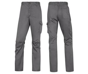 Pantalone da lavoro Panostrpa sargia poliestere cotone elastan taglia XL grigio nero - 21836