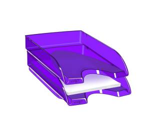 Vaschetta portacorrispondenza 200 H 34,8 x 25,7 x 6,6 cm deep purple - 18715